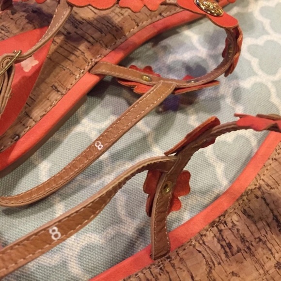 YellowBox Coral Floral Leather Honeysuckle Sandal - Picture 5 of 8